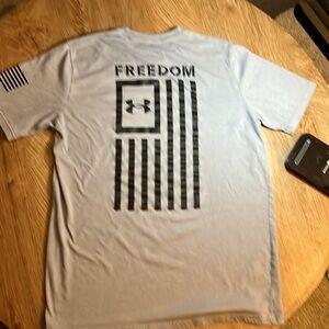 Under Armour Gray Freedom Men's T-Shirt